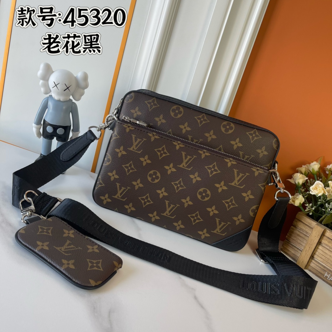 ルイヴィトン メッセンジャーバッグ M69443 M50017 M50027 M45320 M69827 Trio   Monogram Eclipse  LVスーパーコピーバッグN品国内発送後払い